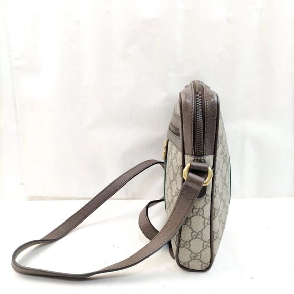 Gucci Shoulder Bag Brown PVC 760-032825 - Picture 3 of 14